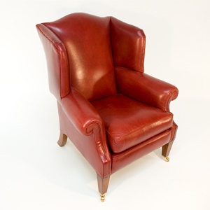 Duresta Shaftsbury Chair Niven Chianti Hide L3 image 1